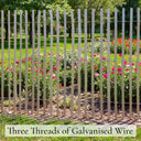 Chestnut Heavy Duty Paling Fence Roll with Steel Wire