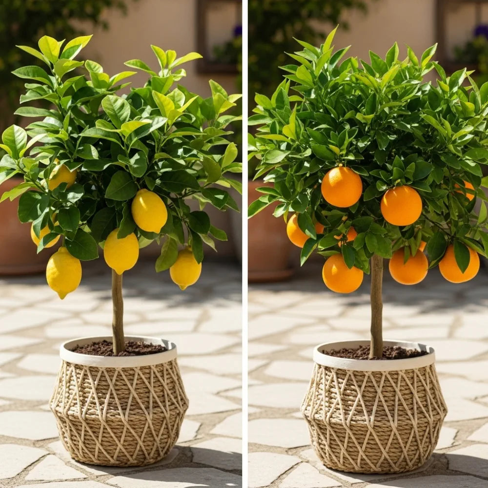 Patio Citrus Collection | Orange, Lemon & Lime Trees | 3 x 5L Patio Trees