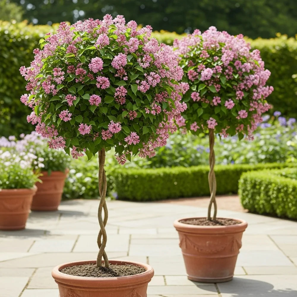 3ft Patio Lilac Tree | Syringa 'Flowerfesta® Pink' | 3L Pot