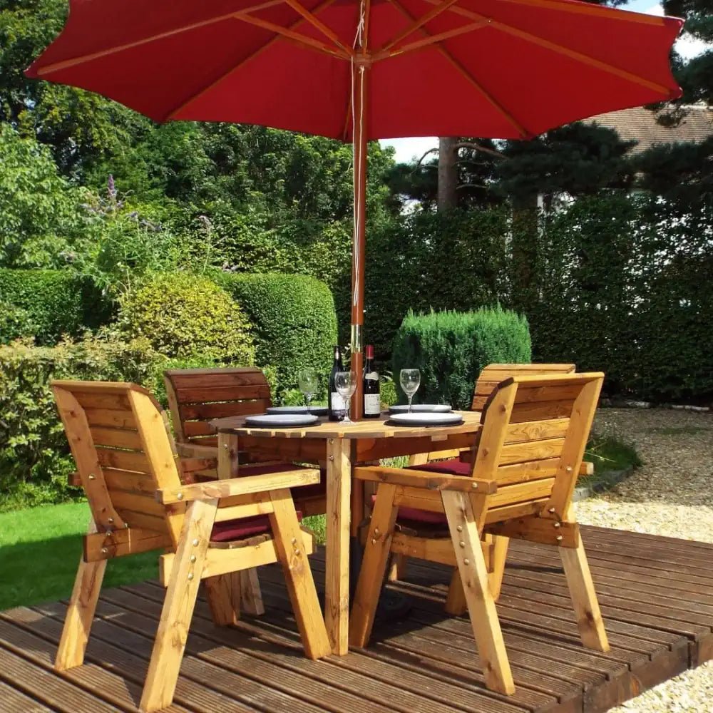 Create a charming outdoor haven with this teak garden furniture set. This set is perfect for adding a touch of luxury to your patio or garden.