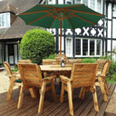 Create a cozy and inviting outdoor space with this comfortable lawn furniture set, featuring plush cushions and a sturdy wooden table.