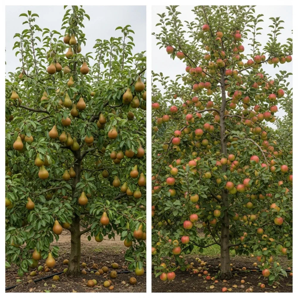 Peer Apple Apple and Pear Trees | Perfect Partners | 2 x Bare Root Trees – Woven Wood
