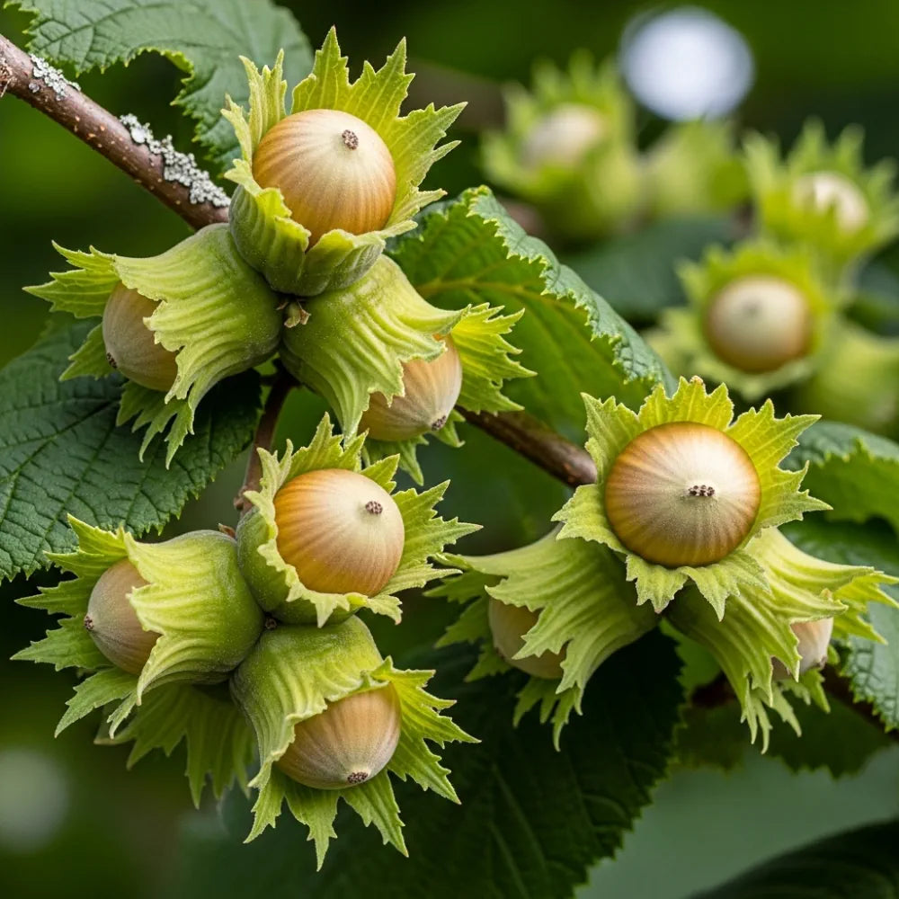 3ft 'Pearson's Prolific' / 'Nottingham Early' Hazelnut Tree | 3L Pot