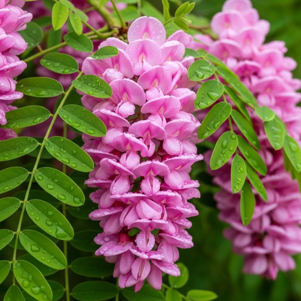5ft 'Pink Cascade' False Acacia Tree | Robinia pseudoacacia | 9L Pot  | 2 Years Old
