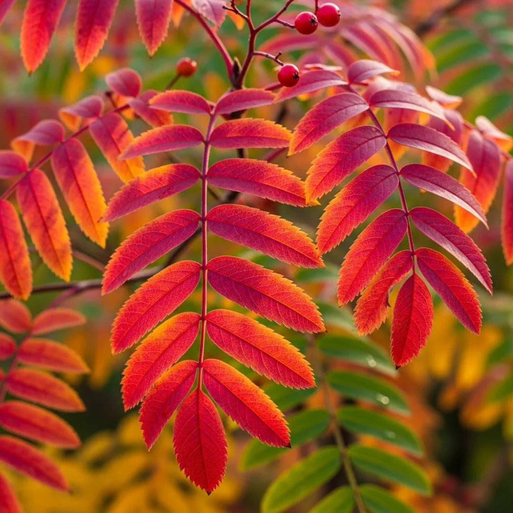 10ft Half-Standard 'Pink Pagoda' Mature Mountain Ash Tree | 6/8cm Girt ...