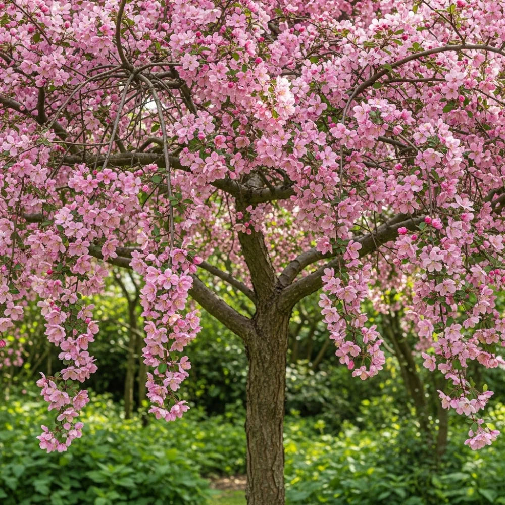 5ft Pink Perfection' Crabapple Tree | Bare Root | 2 Years Old – Woven Wood