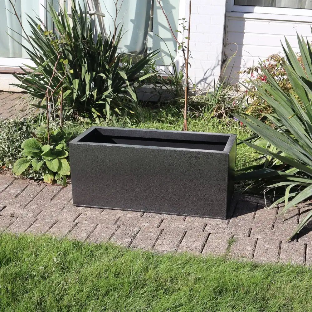 Premium trough planters made from high-quality aluzinc, resistant to all weather conditions