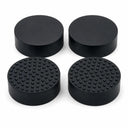 12 Invisible Thick Rubber Pot Feet with Non-Slip Surface Grip & Adhesive Pads - 7cm Diameter 3cm Tall