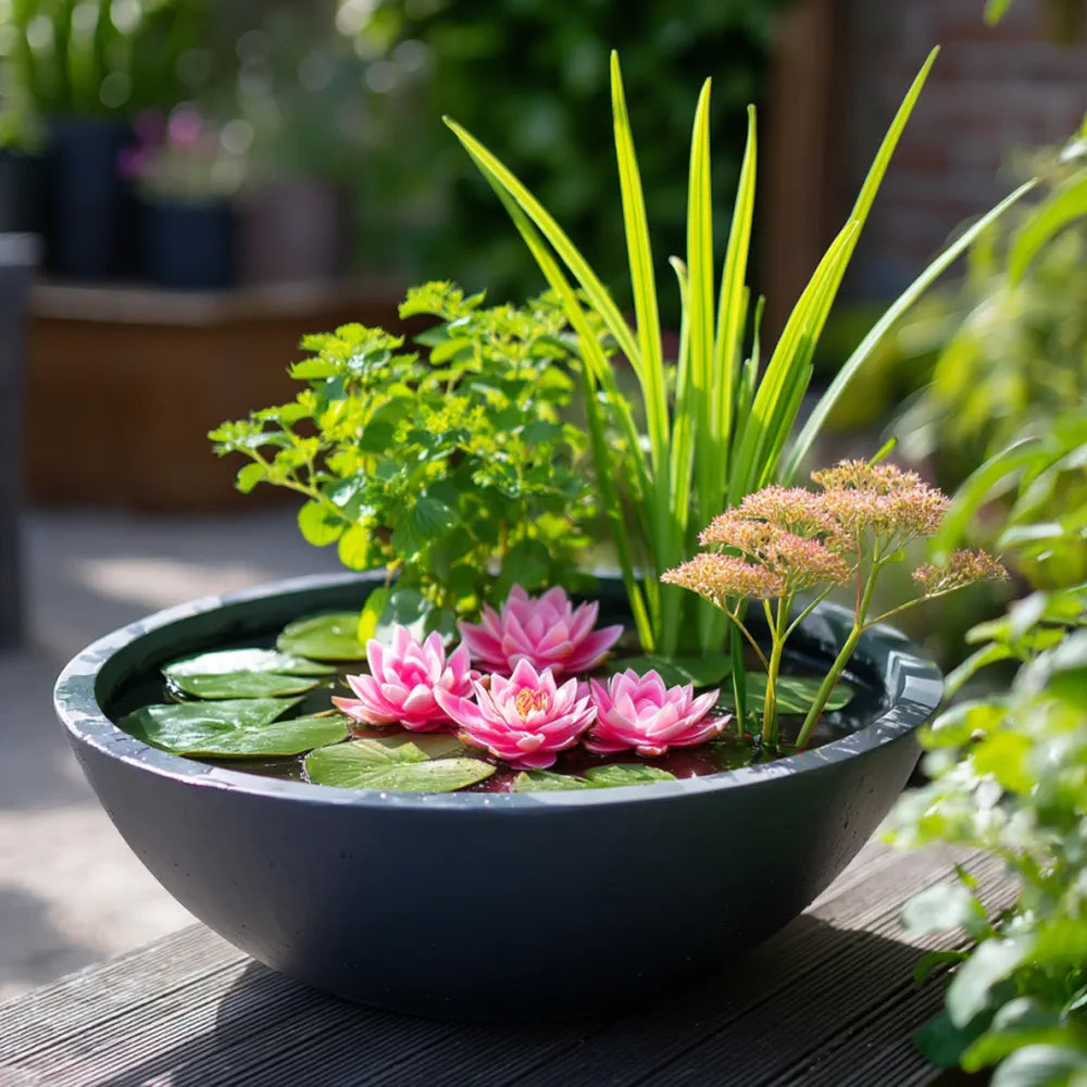 #with Lily #with Deep Water Plant #No Fountain #2.5W Floating Fountain #5W Fountain #2.5W Floating Lily Fountain