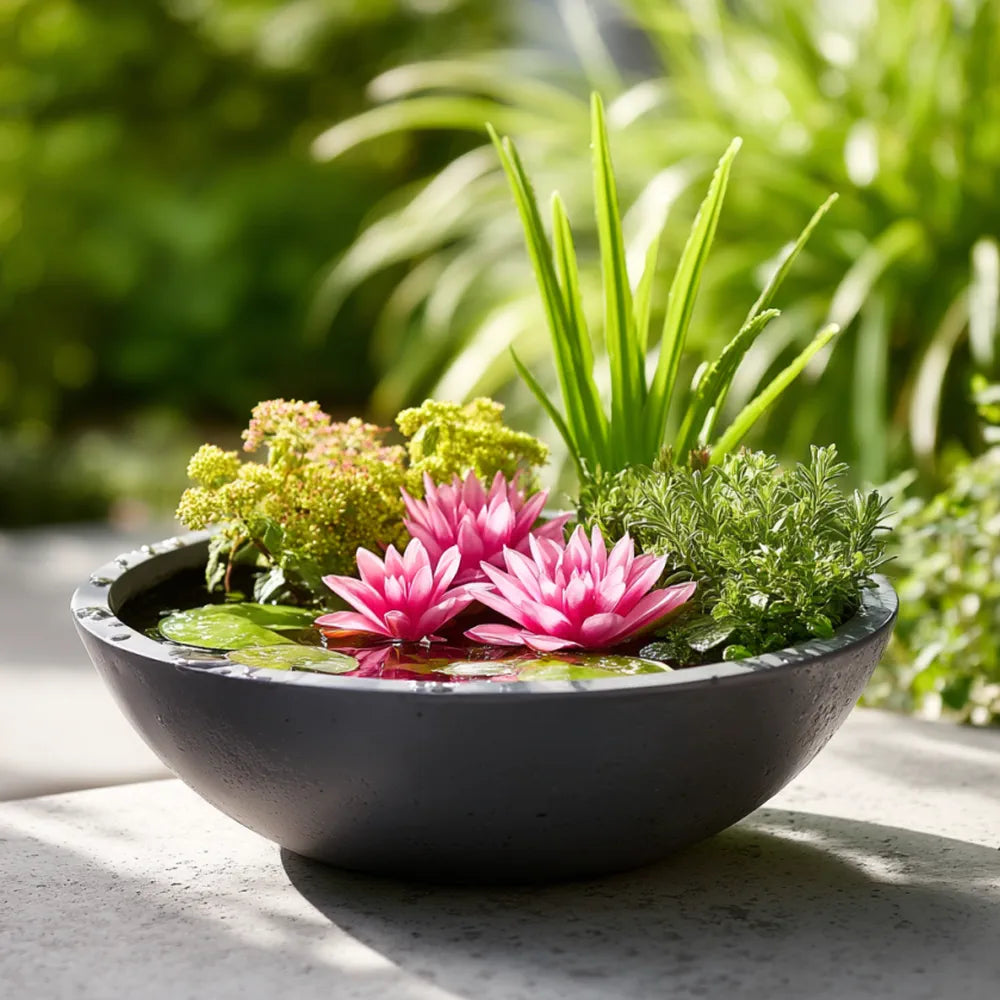 #with Lily #with Deep Water Plant #No Fountain #2.5W Floating Fountain #5W Fountain #2.5W Floating Lily Fountain
