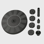 #Rustic #Silver #with Lily #with Deep Water Plant #without Plants (Bowl and Mesh Only) #without Plants #2.5W Floating Fountain