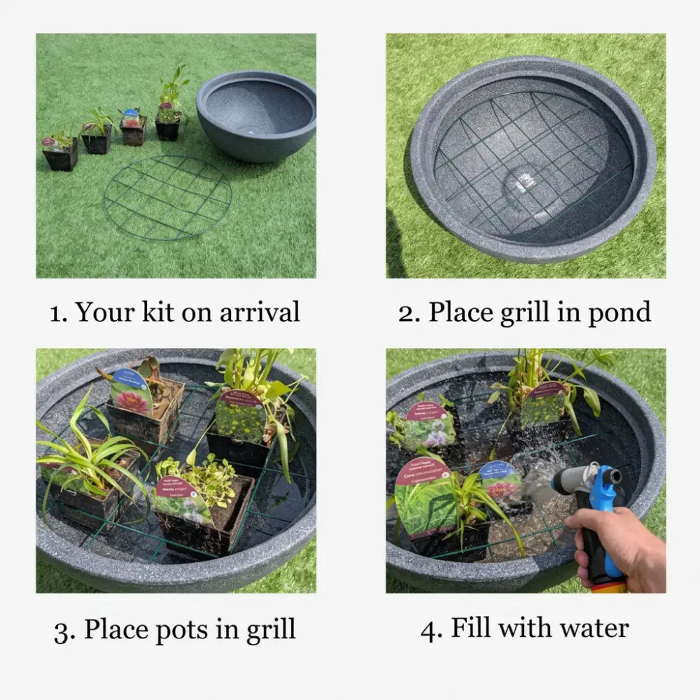 pond planter pots 55cm Wildlife Pond In A Pot Kit – Woven Wood