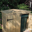 Premier Shiplap Apex Double Bin Store With Solid Back