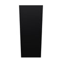 100cm Zinc Galvanised Matte Black Tall Square Planter