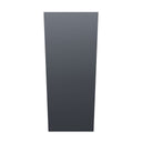 100cm Zinc Galvanised Matte Grey Tall Square Planter