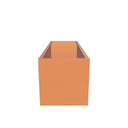 120cm Zinc Galvanised Copper Trough Planter