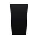 50cm Zinc Galvanised Matte Black Tall Square Planter