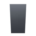 50cm Zinc Galvanised Matte Grey Tall Square Planter