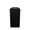 90cm Long Zinc Galvanised Matte Black 60cm Tall Trough Planter