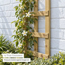 Traditional Square Garden Trellis #6ft x 1ft
