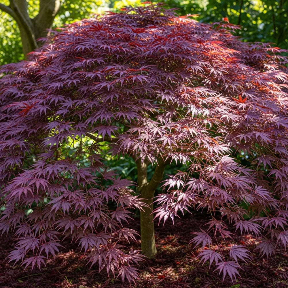 Purple Japanese Maple Tree | Acer palmatum 'Atropurpureum' 9cm Pot