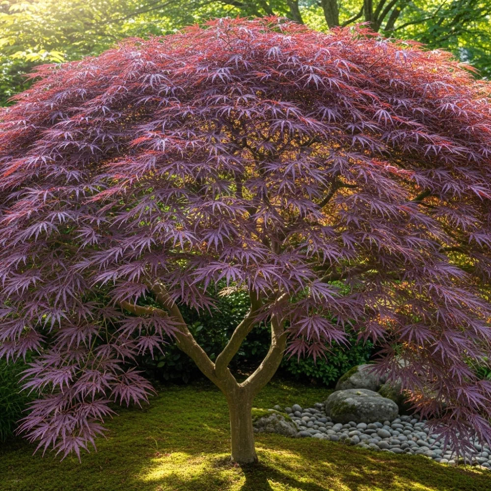 Purple Japanese Maple Tree | Acer palmatum 'Atropurpureum' 9cm Pot