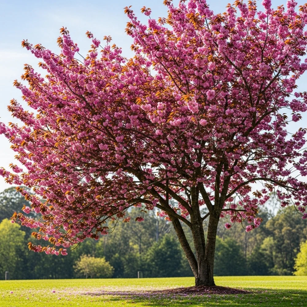 8ft Half-Standard 'Royal Burgundy' Mature Purple Leaf Cherry Blossom Tree | 6/8cm Girth | Grown in 20L Airpot