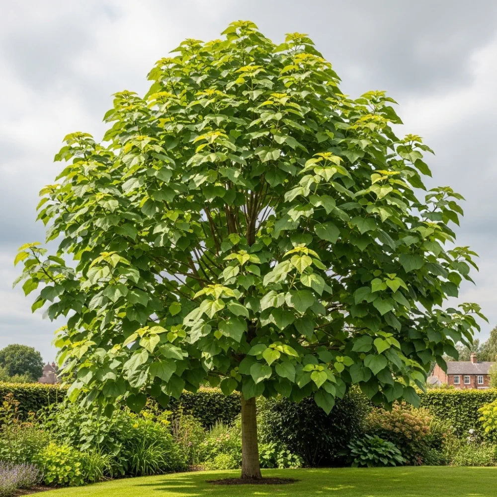 5ft Pyramidal Foxglove Tree | Paulownia tomentosa 'Fast Blue' | 9L Pot | 2 Years Old