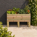 Raised Super Heavy Duty Veg Trough planted in a garden setting (VEG06)