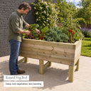 Raised Super Heavy Duty Veg Trough - raised growing height