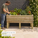 Raised Super Heavy Duty Veg Trough - made in the UK