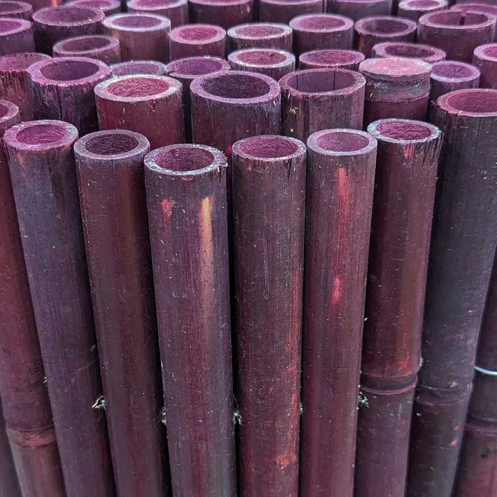 Purple Premium Thick Bamboo Cane Fencing Screening Rolls