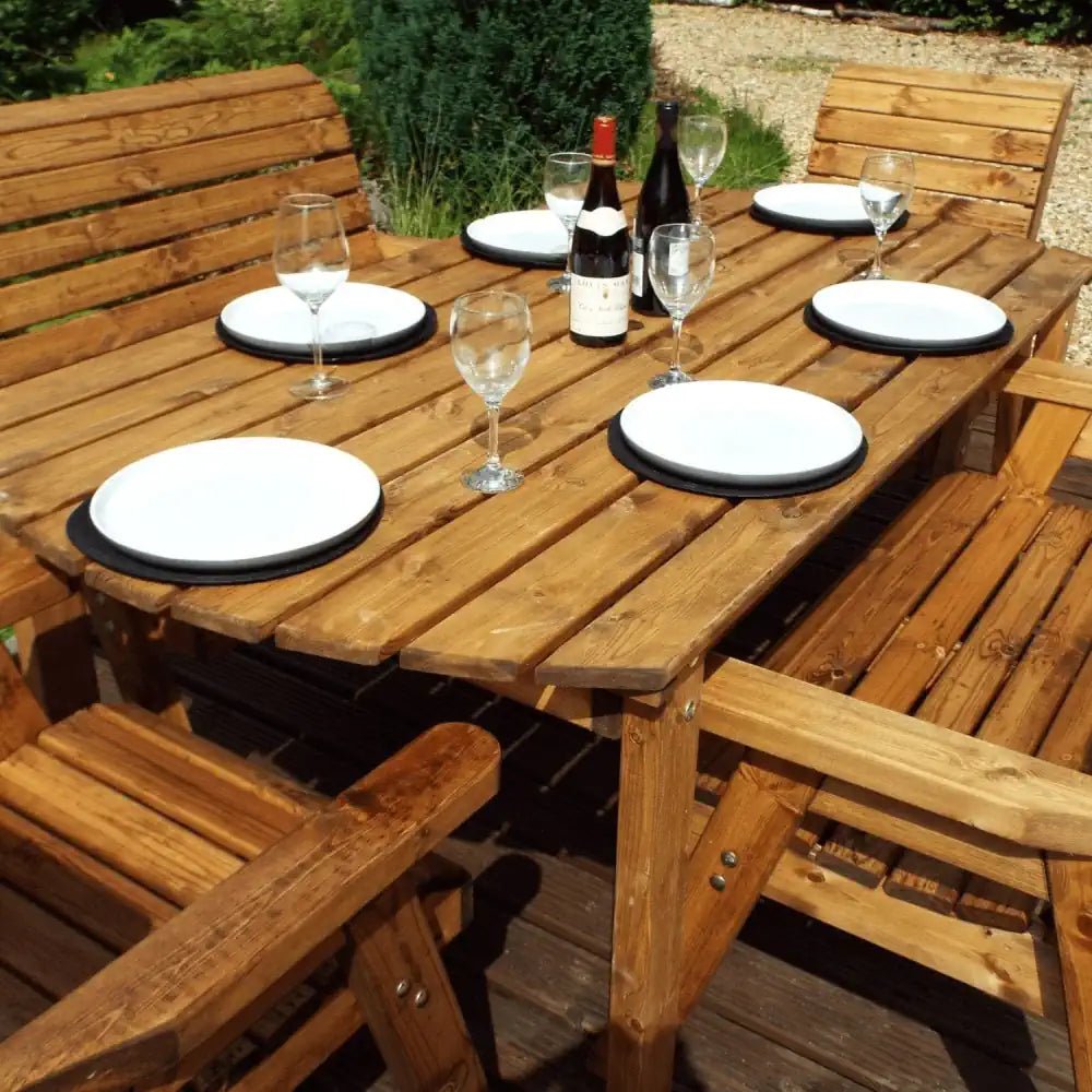 Rectangle patio dining set available on Woven Wood
