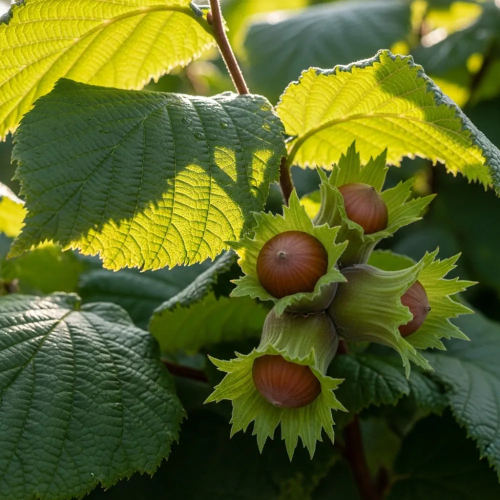 3ft 'Rote Zellernuss' Filbert Tree | Red Hazelnut Tree | 9L Pot | 2 Ye ...