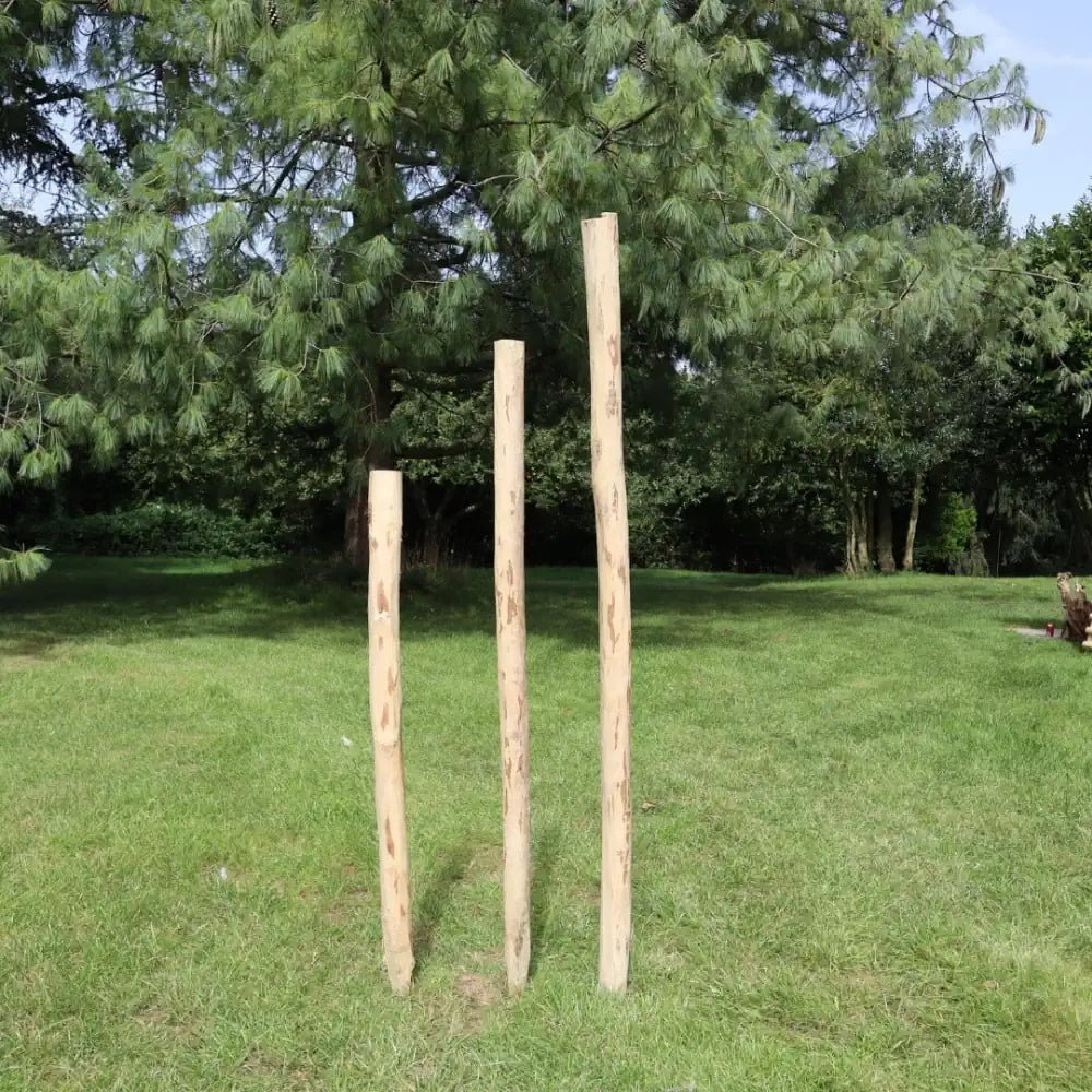 Rustic Chestnut Fence Posts for Hazel Hurdles – Woven Wood