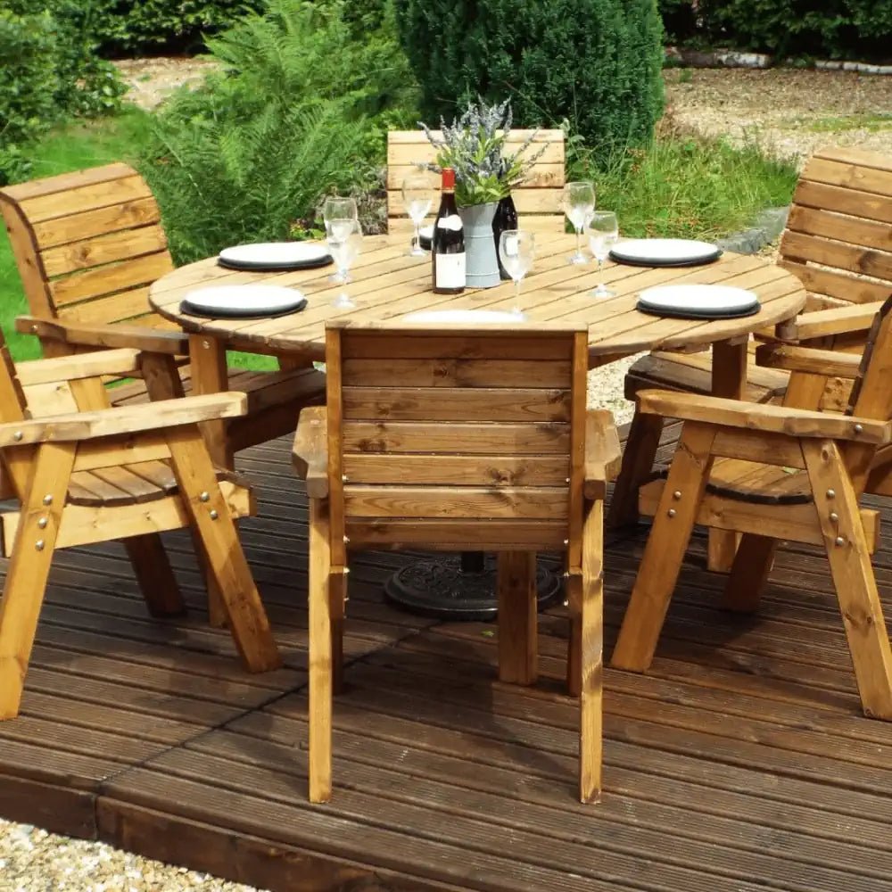 Patio Dining Set with Umbrella for Sunny Days