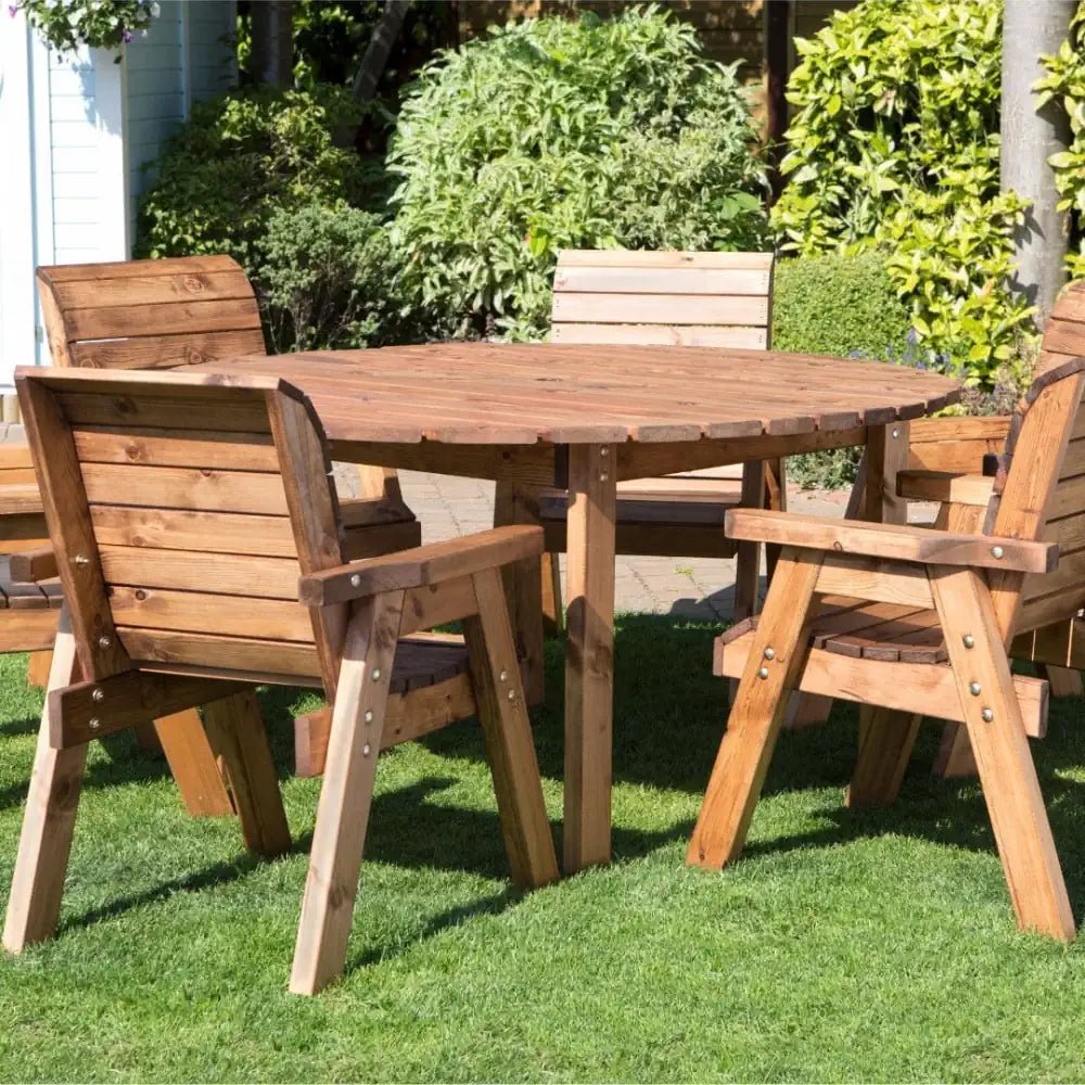 Indulge in intimate gatherings with a charming Patio Bistro Set made from sustainable Teak Garden Furniture.