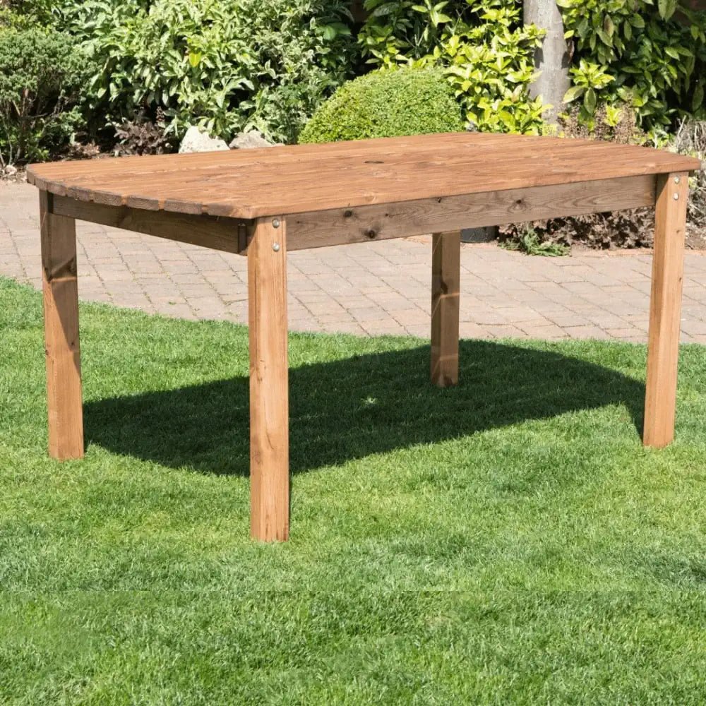 6 seater rectangular table by Woven Wood