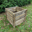 Compact Wooden Compost Bin for Garden