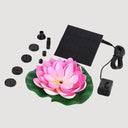 #Rustic #Silver  #with Lily #with Deep Water Plant #without Plants (Bowl and Mesh Only) #without Plants #2.5W Floating Pink Lily Fountain