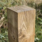 square wooden post