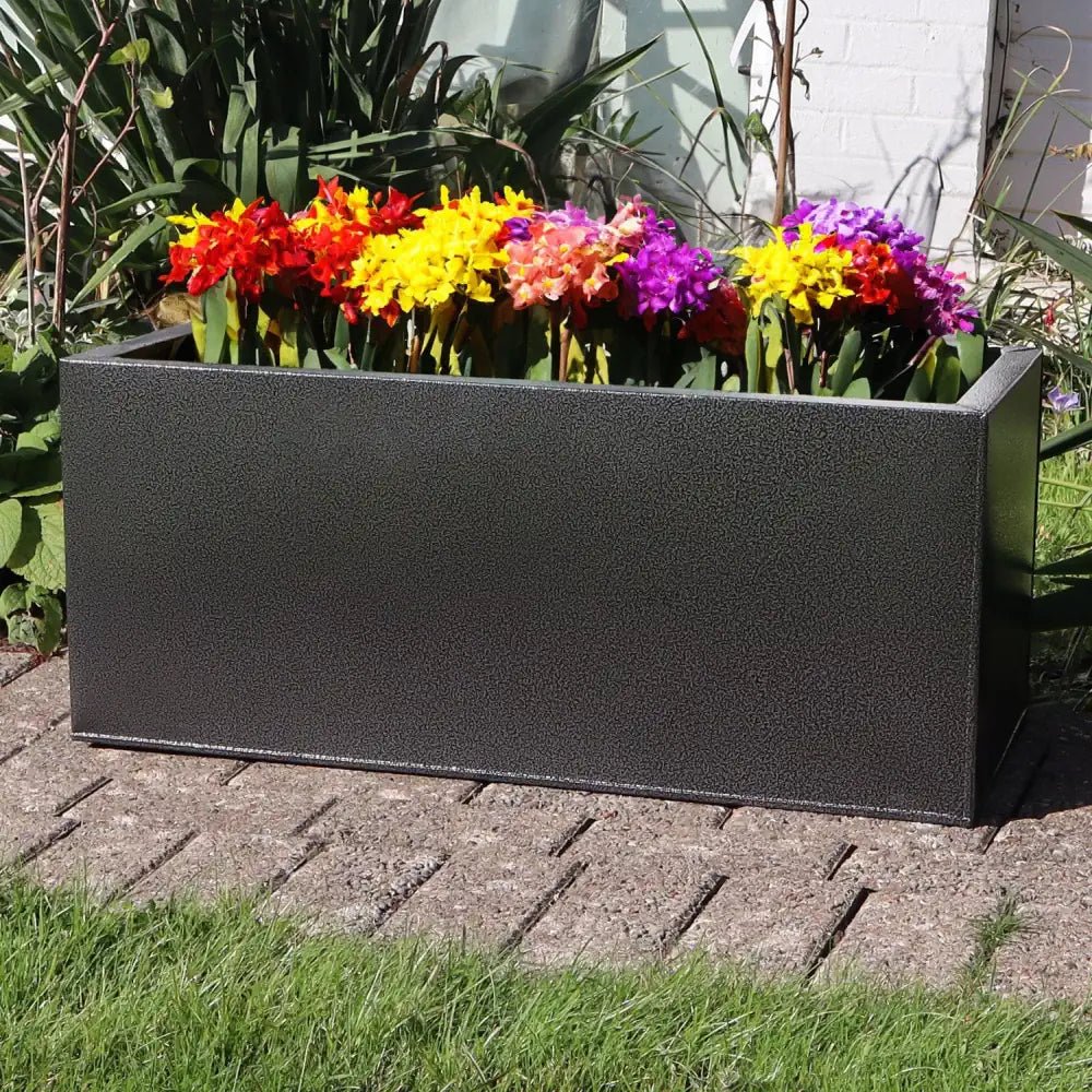 75cm woven wood planters with a 60 litre volume, ideal for growing a variety of plants