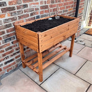 standing trough tall planters Woven Wood