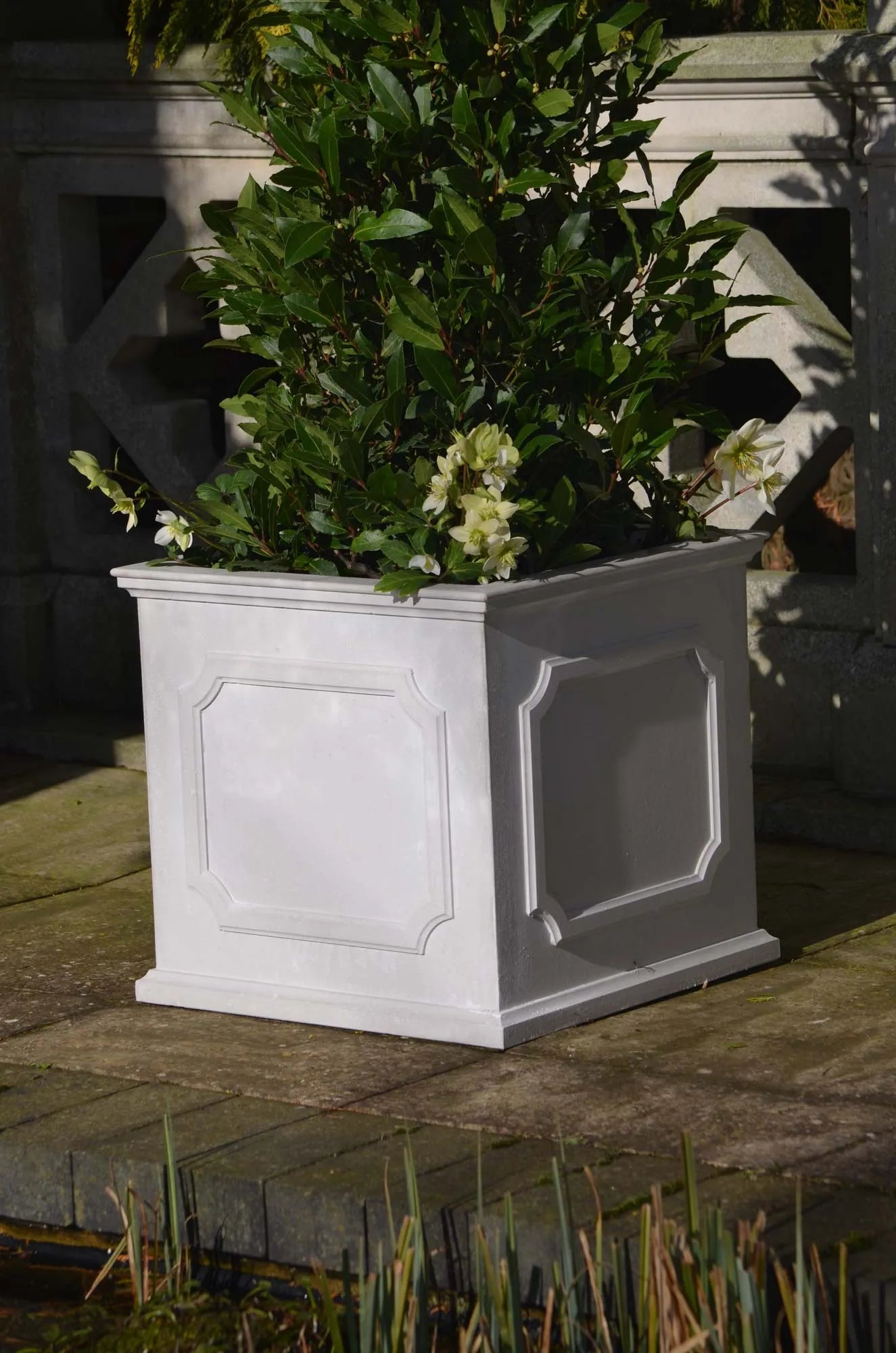 Customisable Heritage Square Stone Planter