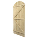Tongue & Groove Arch Top Wooden Gate