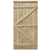 Tongue & Groove Square Top Wooden Gate