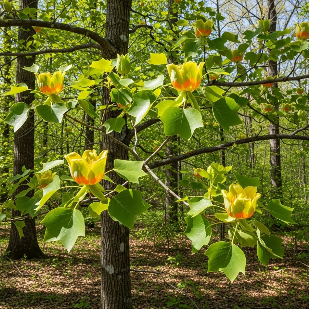 2ft Tulip Tree | Liriodendron tulipifera | 3L Pot – Woven Wood