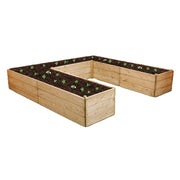 Premium U- Wood Raised Bed