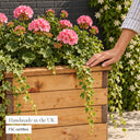 Valley Square Planter - made in the UK