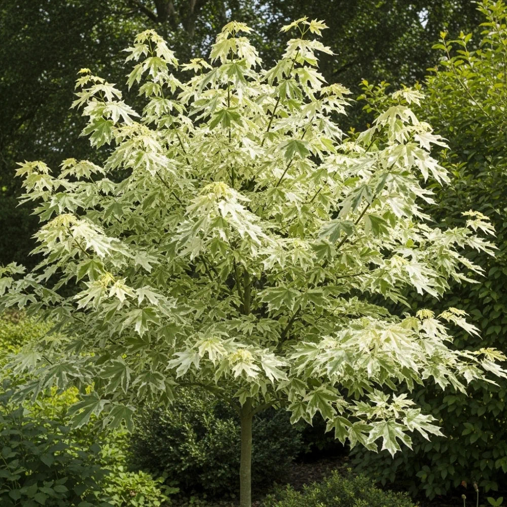 7ft Mature Variegated Norway Maple Tree | Acer platanoides 'Drummondii' in an 18L Pot | 4 Years Old
